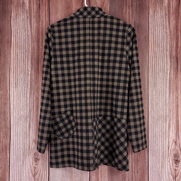 NWT Terra SJ Apparel Womens Size Small Taupe Button Front Shirt Tunic Top $113 - Picture 6 of 13